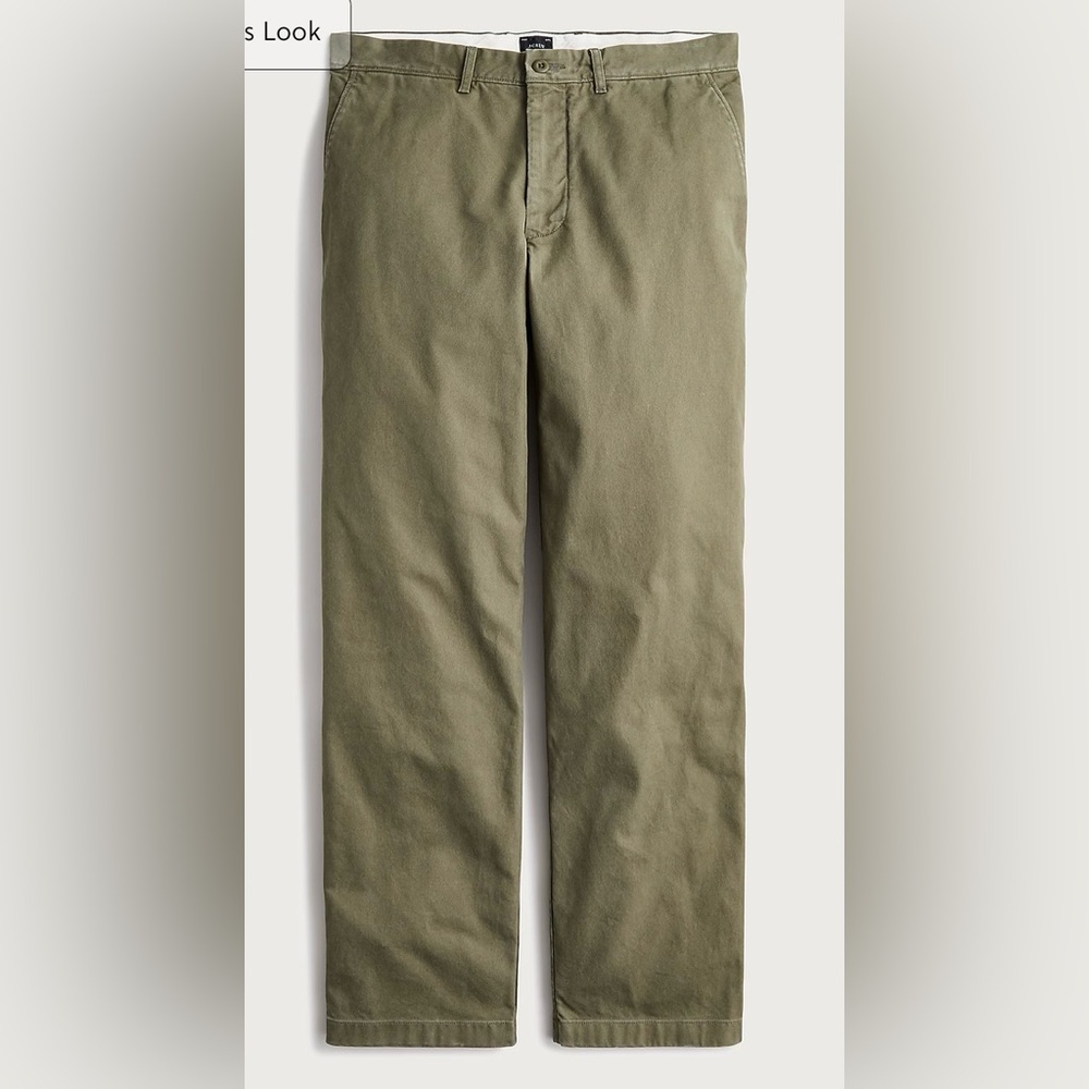 J.Crew Classic chino pant in dill - Picture 5 of 11